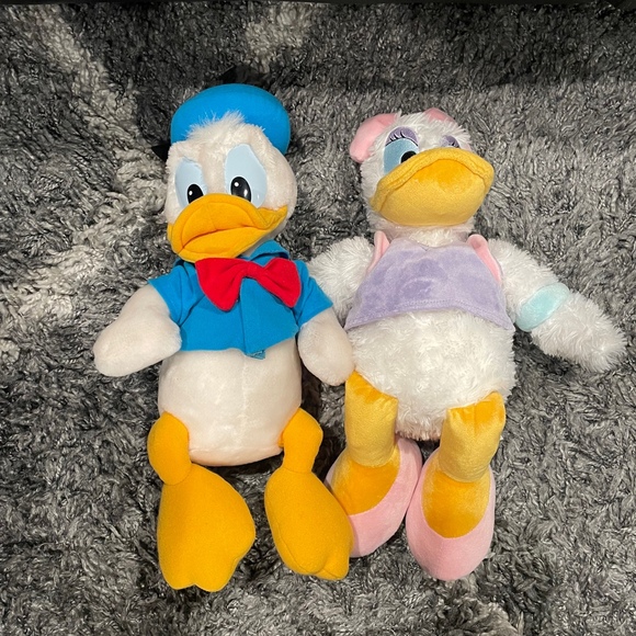 Disney Donald Daisy Duck Plush Dolls Toy Disney World Exclusive Vintage 14” 18” - Picture 2 of 9